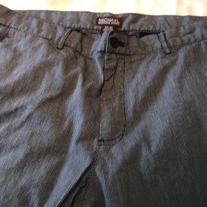 Michael Kors grey striped dress pants